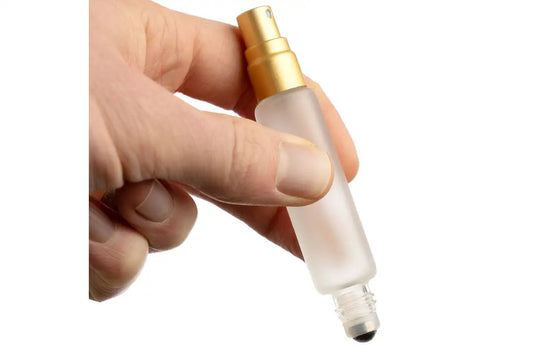 10 ml Duo Roll-on and Spray Glass Vials (Pack of 2)