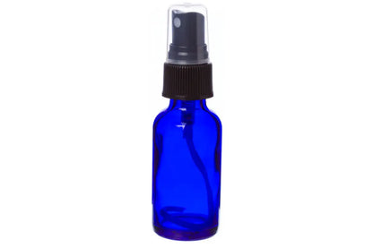 1 oz. Blue Glass Bottles and Misting Sprayers (Pack of 6)