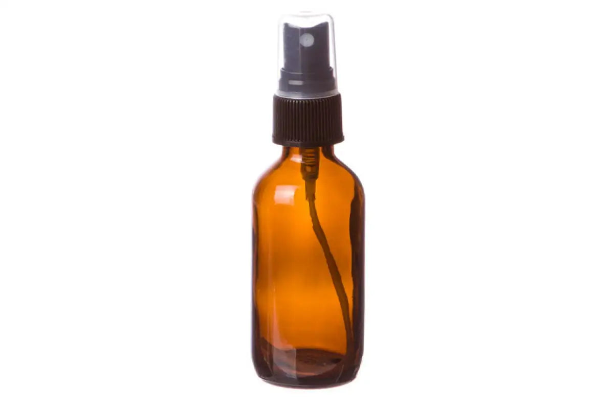 2 oz. Amber Glass Bottle with Misting Sprayer