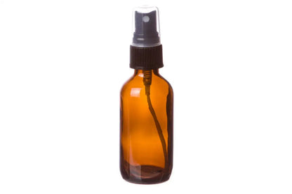 2 oz. Amber Glass Bottle with Misting Sprayer