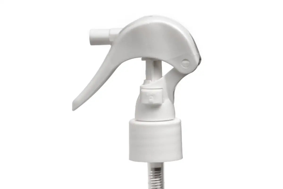 White Trigger Sprayer for 1 and 2 oz. Glass Bottles and 2 and 4 oz. Plastic Bottles (20-410 Neck Size)