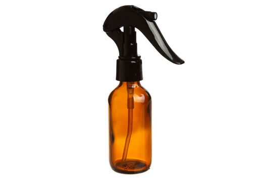 2 oz. Amber Glass Bottle with Trigger Sprayer