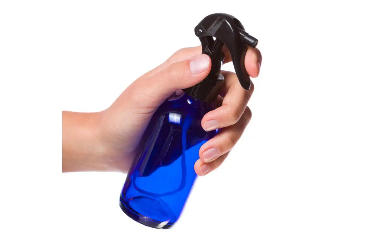 4 oz. Blue Glass Bottle with Trigger Sprayer