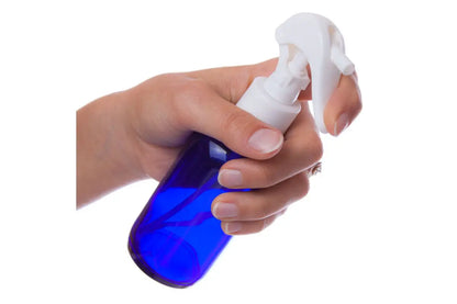 4 oz. Blue Glass Bottle with Trigger Sprayer
