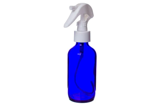 4 oz. Blue Glass Bottle with Trigger Sprayer