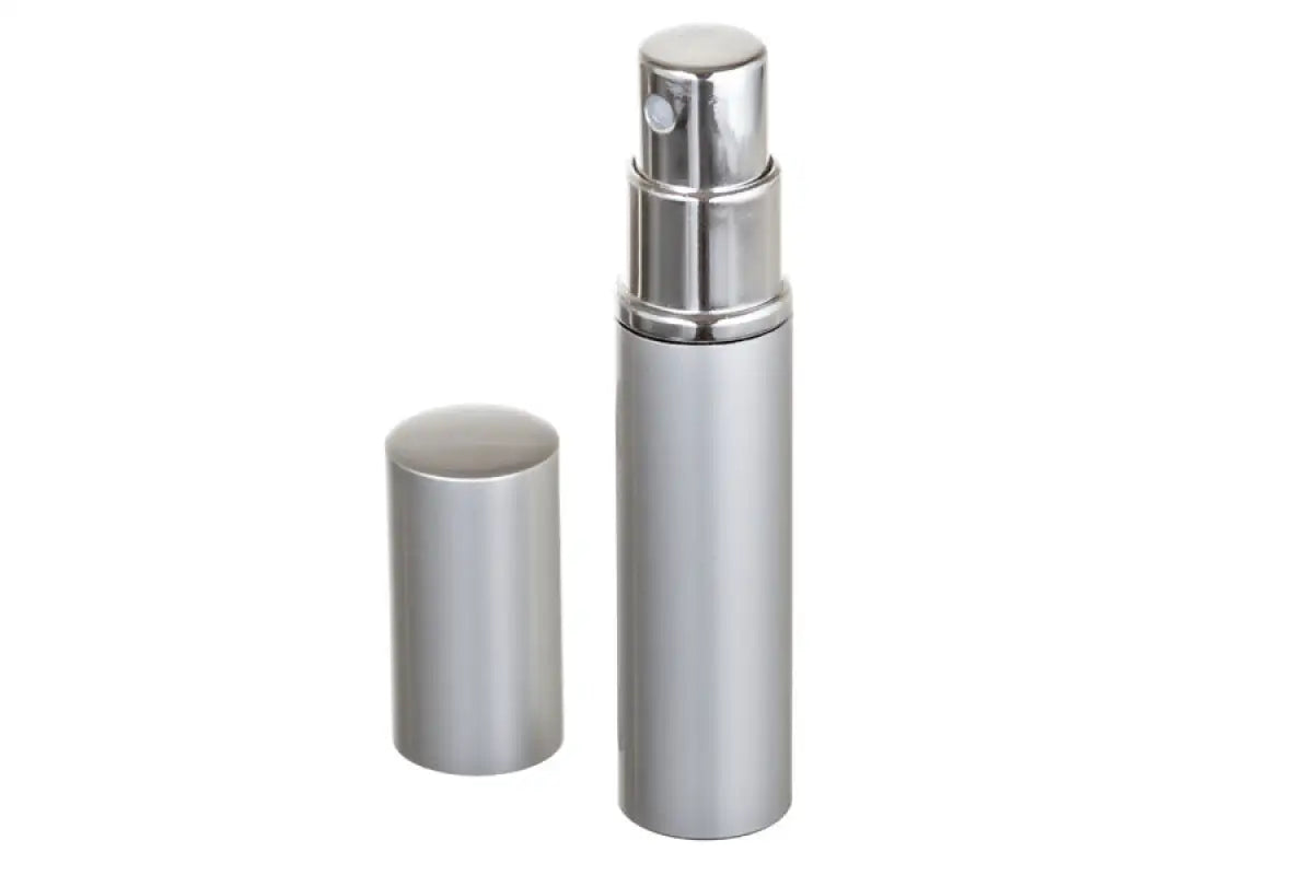 3 ml Deluxe Silver-tone Misting Spray Bottle (Pack of 4)